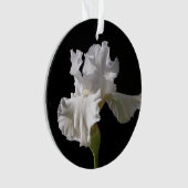 Flowers | White Iris Ornament (voorkant)
