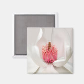 Flowers | White Magnolia Magneet (Voorkant / Achterkant)