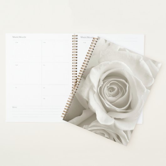Flowers | White Roses Planner (Display)