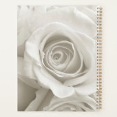 Flowers | White Roses Planner (Achterkant)
