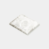 Flowers | White Roses Post-it® Notes (Schuin)