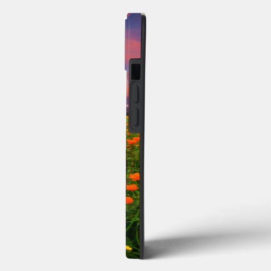 Flowers Wildflower Field Snowcapped Mountains Case-Mate iPhone Case (Achterkant / Links)