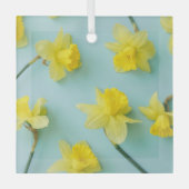 Flowers | Yellow Daffodils Glas Ornament (Voorkant)