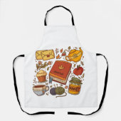 Flowery Books and Tea Schort (Voorkant)