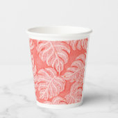 Flowery cup papieren bekers (Achterkant)