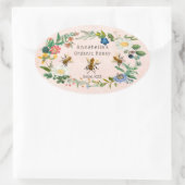 Flowery Honey Label Personalize (Tas)