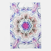 Flowery in plaster text, soft shadow on white theedoek (Verticaal)