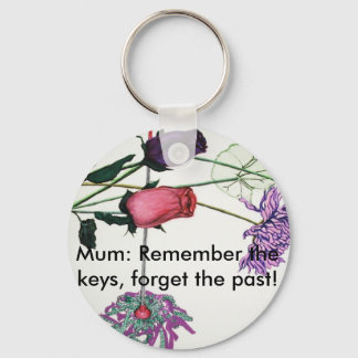 Flowery keyring voor mums sleutelhanger