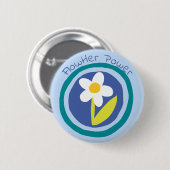 FlowHer Power Logo Ronde Button 5,7 Cm (Voorkant /achterkant)