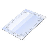 Flowing Beauty Periwinkle Groot Notitieblok (Schuin)