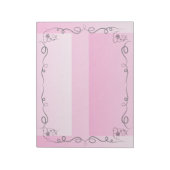 Flowing Beauty Rose Large Notepad Notitieblok (Gedraaid)