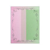 Flowing Beauty Roselle Groot Notitieblok (Gedraaid)