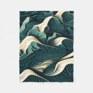 Flowing Harmony Fleece Deken
