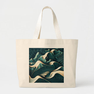 Flowing Harmony Grote Tote Bag