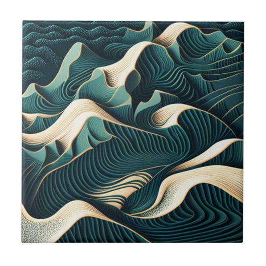Flowing Harmony Tegeltje (Voorkant)