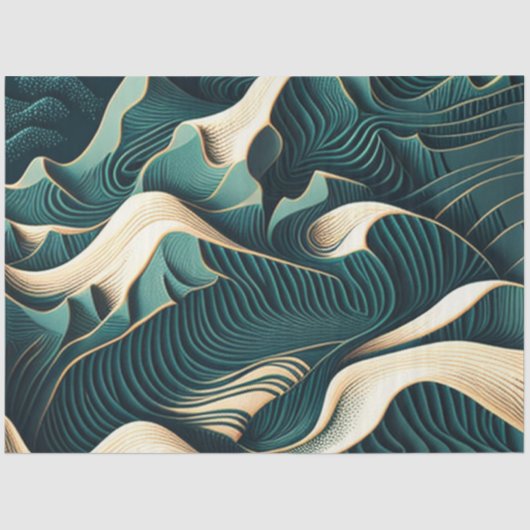 Flowing Harmony Tissuepapier (Voorkant)