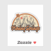 Flowing Springs, Arizona Sticker (Vel)
