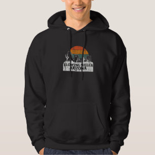 Flowing Wells AZ Arizona Vintage zonsondergang cac Hoodie