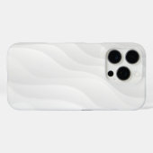 Flowing White Wave iPhone Case (Achterkant (horizontaal))