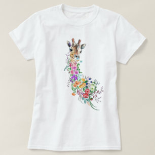 Flowral Giraffe T-shirt