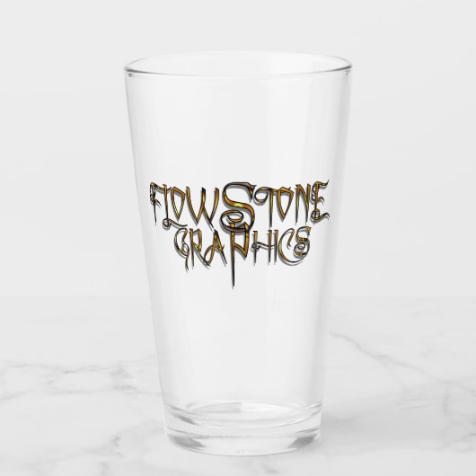 Flowstone Graphics Logo Glas (Voorkant)
