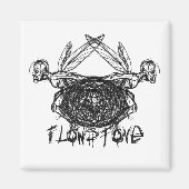 Flowstone Graphics Pixies Logo Magneet (Voorkant)