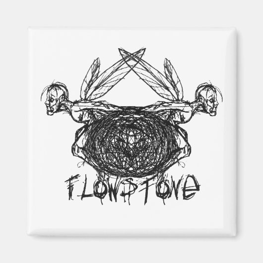 Flowstone Graphics Pixies Logo Magneet (Voorkant)