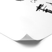 Flowstone Graphics Pixies Logo Poster (Hoek)