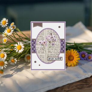 Flox Details op de achterkant Verjaardag Kaart
