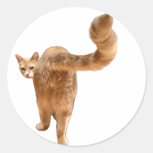 Floyd Butt Sticker - met gezicht! (Voorkant)