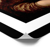 Flu Season Mona Lisa met Masker en Faux Lijst Poster (Hoek)