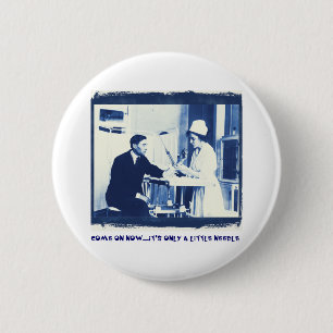 Flu Shot-toets Ronde Button 5,7 Cm