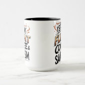 Fluent Coffee & Sarcasm – Mok voor grappige koffie (Midden)