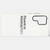 Fluent in Abstraction Minimalist Tech Case Samsung Galaxy Hoesje (Achterkant horizontaal)