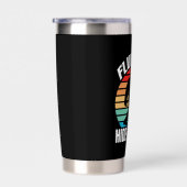 Fluent in Hide and Seek Funny Bigfoot Geïsoleerde Drinkbeker (Rechts)