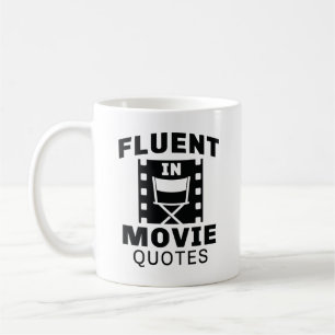 Fluent in Movie Quottes Koffiemok