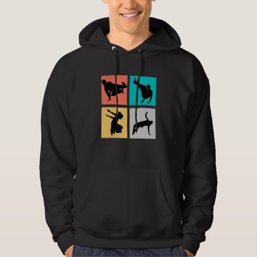 Fluent in Parkour Hoodie (Voorkant)