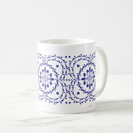 Fluer-de-lis Quatrefoil Mug (Devant droit)