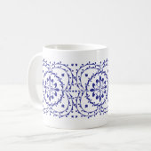 Fluer-de-lis Quatrefoil Mug (Devant gauche)