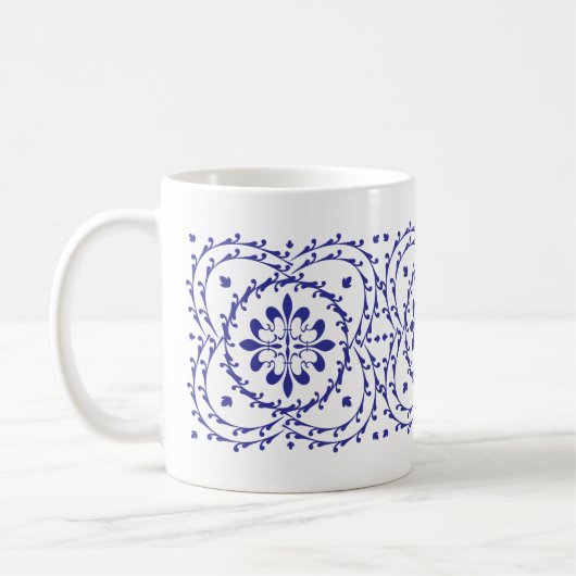 Fluer-de-lis Quatrefoil Mug (Gauche)