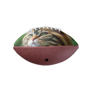 Fluff en knuffels: de mollige Perzische kat American Football