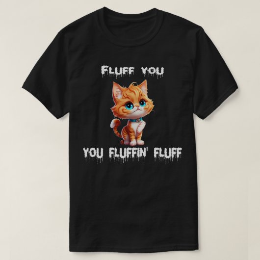 fluff je je in de fluff t-shirt (Design voorkant)