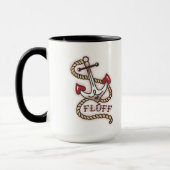 Fluff Monty le Carlin de voile Mug (Gauche)