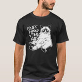 Fluff rond en Ontdek Grumpy Kat Sarcastic C T-shirt (Voorkant)
