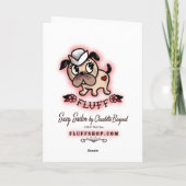 Fluff Suzy Sailor Card Kaart (Achterkant)