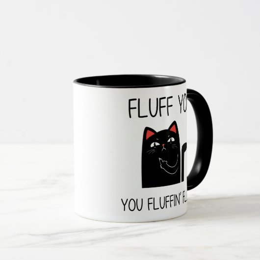 FLUFF U VUILT FLUFF Cat Mok (Voorkant rechts)