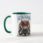 Fluff You, I'm Adorable Mug - Drôle mignon Cat Cot (Gauche)