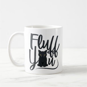 Fluff you, kat Humor Koffiemok