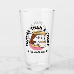 Fluffier Than A S'more - Schattigee hond en desser Glas