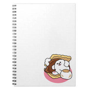 Fluffier Than A S'more - Schattigee hond en desser Notitieboek